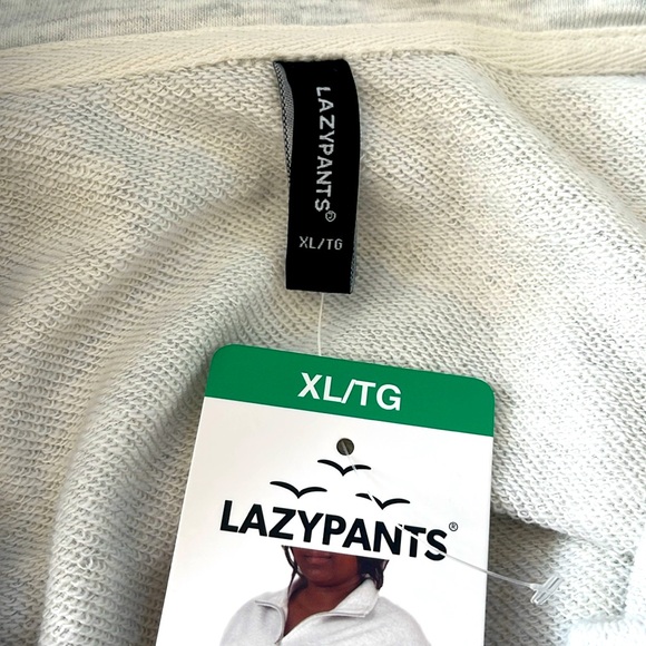 XL LAZYPANTS Women's French Terry Quarter Zip Sweatshirt - Picture 8 of 11